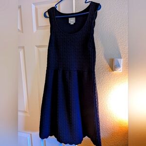 Anthropologie Maeve Navy Dress size M